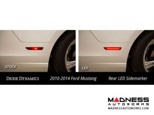 Ford Mustang Side Markers - set of 2 - LED - Amber/ Red